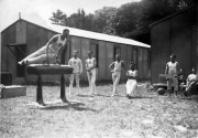 U. S GYMNASTICS TEAM PRACTICES 1924